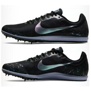NikeAir Zoom Rival D 10 Spikes 'Black Stellar Indigo' men's size 12.5